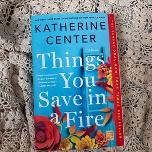 (3/$19.20) 📔 Things You Save in a Fire Paperback Book